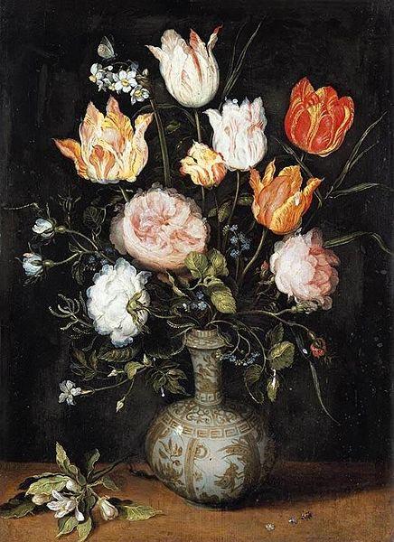 Jan Breughel Still-Life of Flowers Germany oil painting art